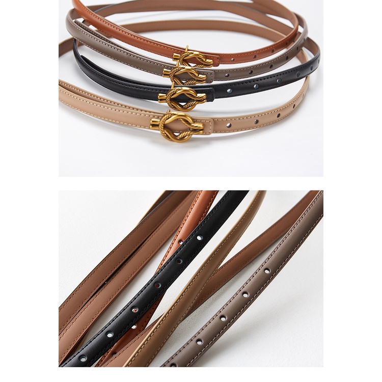 A721 Thắt lưng da bò hoạ tiết retro