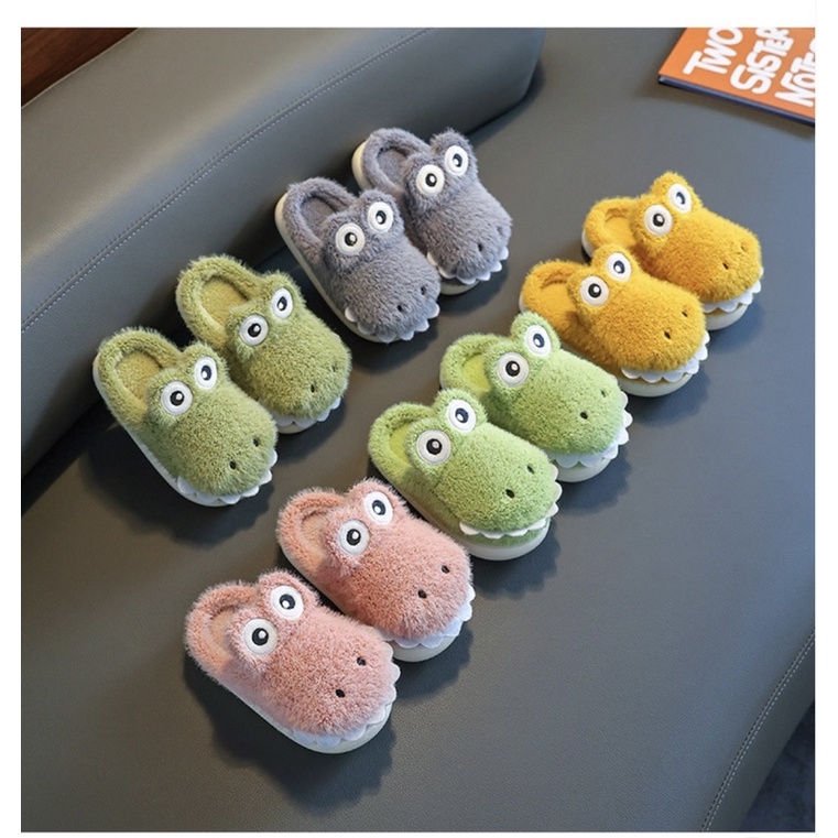 DÉP BÔNG CÁ SẤU CHO BÉ