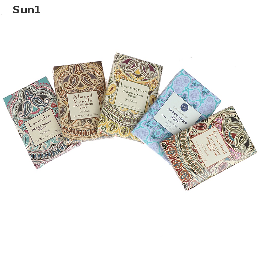 Xà Phòng Giấy Mini Tiện Dụng Khi Đi Du Lịch Ngoài Trời Sun1 &gt;