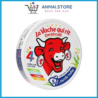 Phô mai con bò cười vị truyền thống hộp 8 miếng 112g