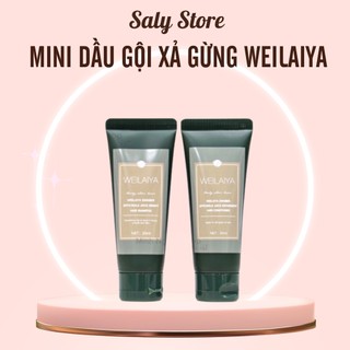 Mini dầu gội xả gừng weilaiya