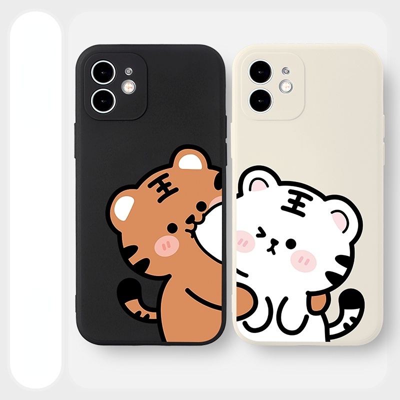 Ốp Điện Thoại Silicon Mềm Chống Sốc In Hình Hổ Cho IPhone 13 12 11 Pro Max SE 2020 X XR XS 8 7 Ip 6S 6 Plus