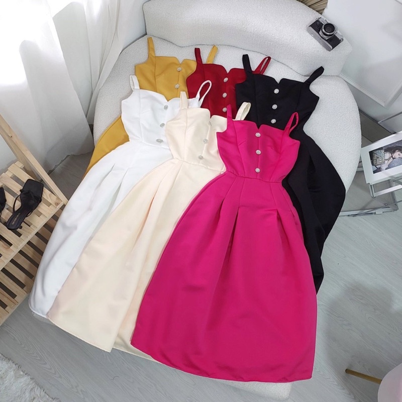 Đầm Dây Nút Công Chúa