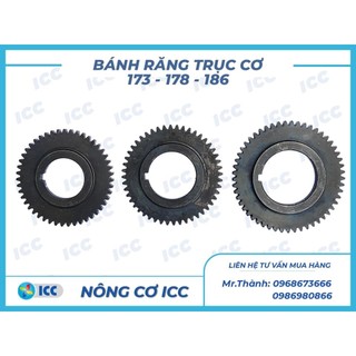 Bánh răng trục cơ 178-186-188 máy xới đất máy cày mini