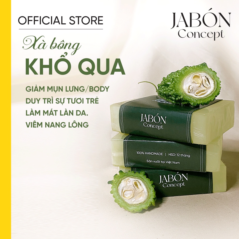 Xà bông Khổ Qua Thiên Nhiên Mướp Đắng Nhẹ Dịu Dưỡng Ẩm Giảm Viêm Mụn - Jabón Concept