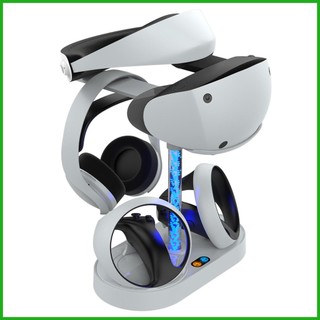Đế sạc đứng từ tính hiển thị tai nghe có đèn rgb cho ps vr2