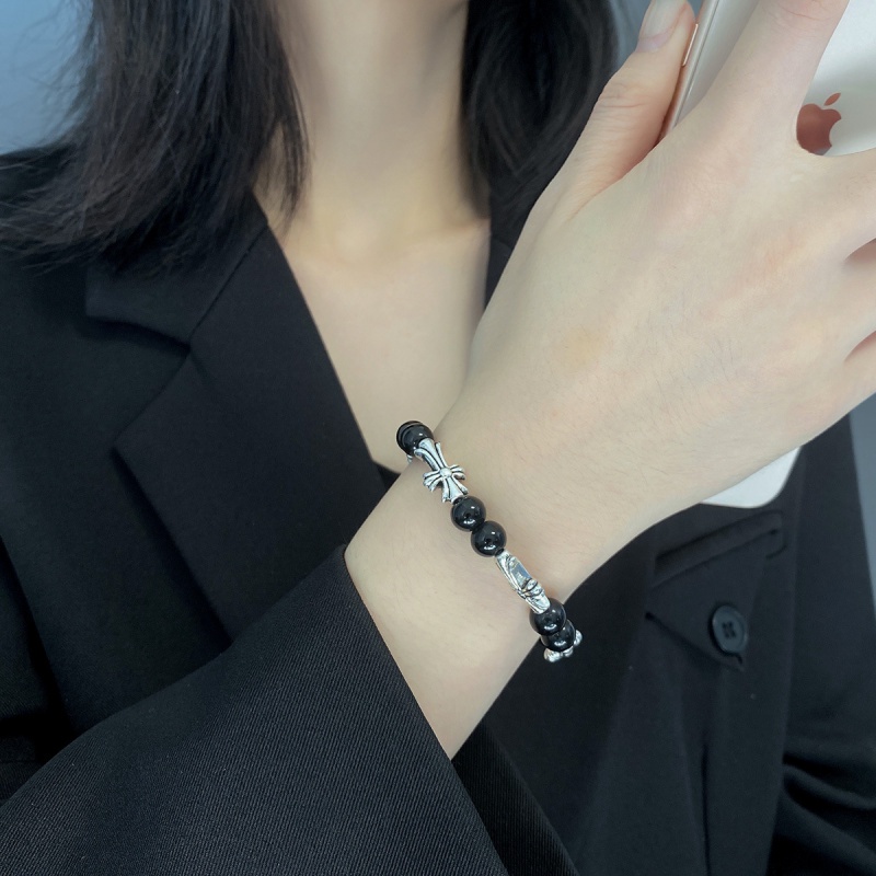 Vòng Tay Chuỗi Hạt Mặt Thánh Giá Unisex