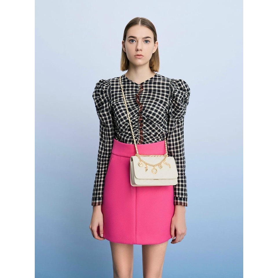 Túi Nữ CNk bản có charm hót hít mới nhất size 20 dễ dùng