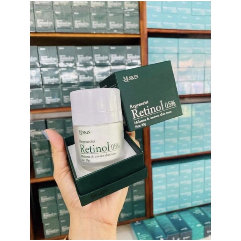 Combo tiết kiệm kem Face Retinol MQ SKIN 0,5% + Kem dưỡng phục hồi da B5 MQSKIN chính hãng