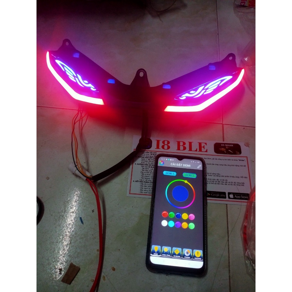 Audi i8 mắt cáo gắn xe exciter 150 rắc cấm như zin hàng cực đẹp giá tốt