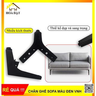 Chân Ghế Sofa Y – Chân Bàn, Tủ 10cm,13cm,15cm - Màu Đen – Bằng Thép Cao Cấp – Nhiều Kích Thước