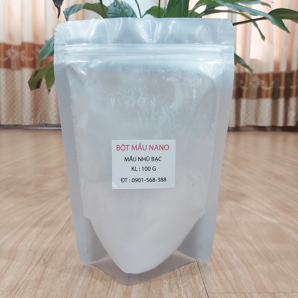 Bột mầu Nhũ Bạc Nano