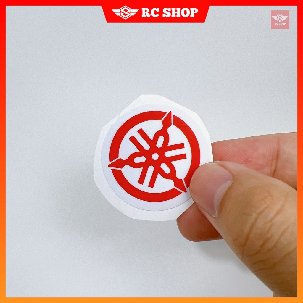 Tem LOGO YAMAHA ĐỎ Dán Xe Siêu Ngầu [3cm x 3cm]