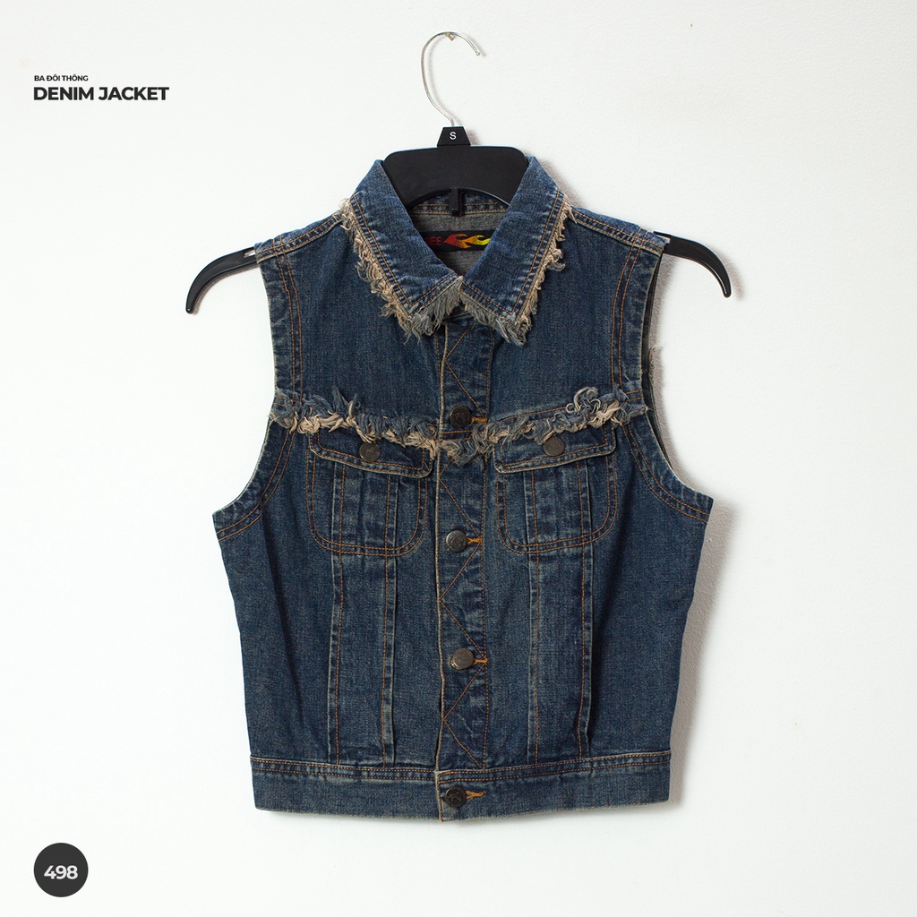 ÁO KHOÁC JEAN GILE MỸ 2HAND UNISEX (DENIM JACKET)