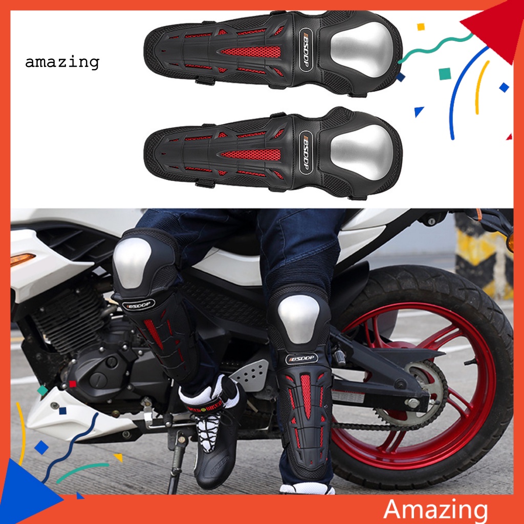 Set 4 Đệm Bảo Vệ Đầu Gối / Khuỷu Tay / Đầu Gối Bằng Hợp Kim Chống Gió Độ Bền Cao Dùng Khi Lái Xe Mô Tô