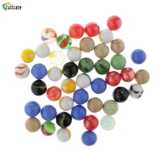 45 Chiếc 16 Mm Hạt Thủy Tinh Bi Bóng Chạy Trung Quốc Checkers Đồ Chơi Trang Trí Bể