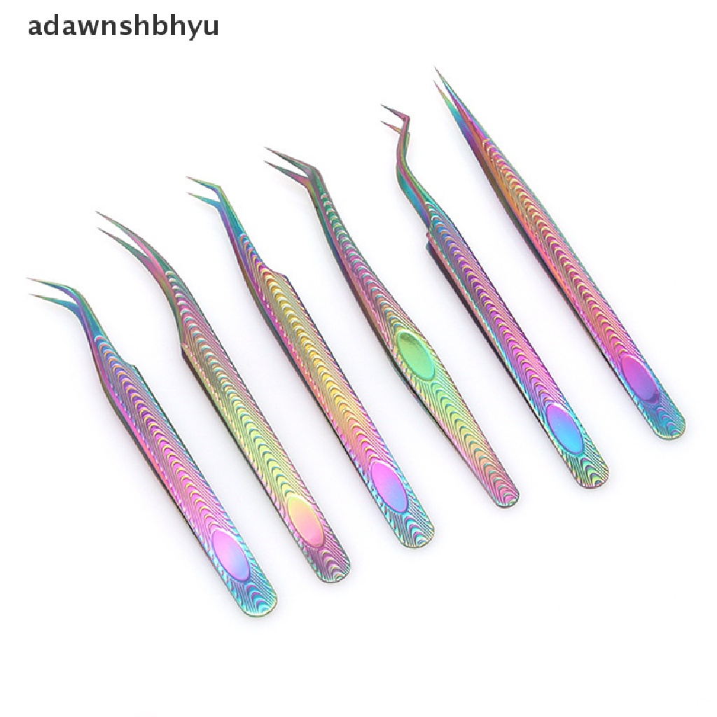 Nhíp Gắp Lông Mi Chuyên Nghiệp Bằng Thép Không Gỉ Nhiều Màu Sắc Adwnshbhyu