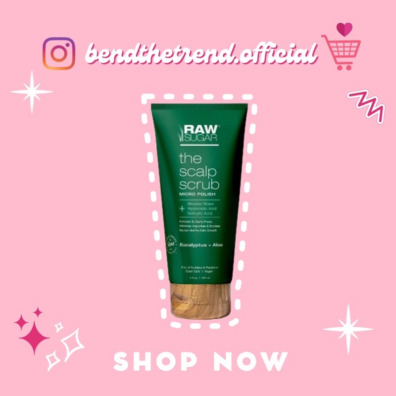 [AUTH-ĐỦ BILL] TẨY DA CHẾT DA ĐẦU RAW SUGAR CHIẾT XUẤT TỪ NHA ĐAM, KHUYNH DIỆP GIÚP GIẢM DẦU, GÀU | BigBuy360 - bigbuy360.vn