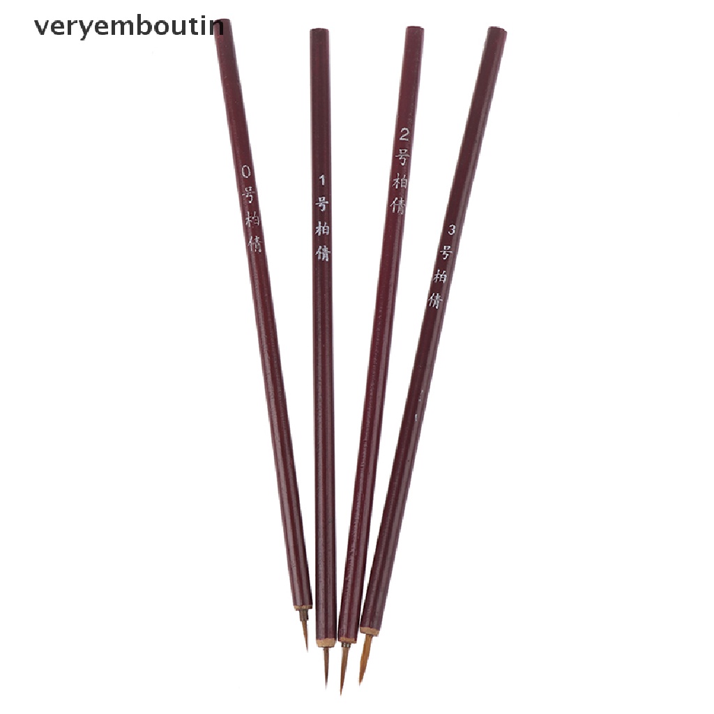 Cọ Vẽ Móng Nghệ Thuật Tay Cầm Bằng Tre