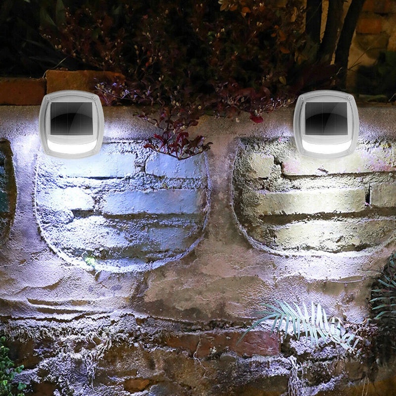 Đèn Led 8 Bóng Gắn Tường Cảm Biến Năng Lượng Mặt Trời Tiết Kiệm Năng Lượng Thân Thiện Với Môi Trường