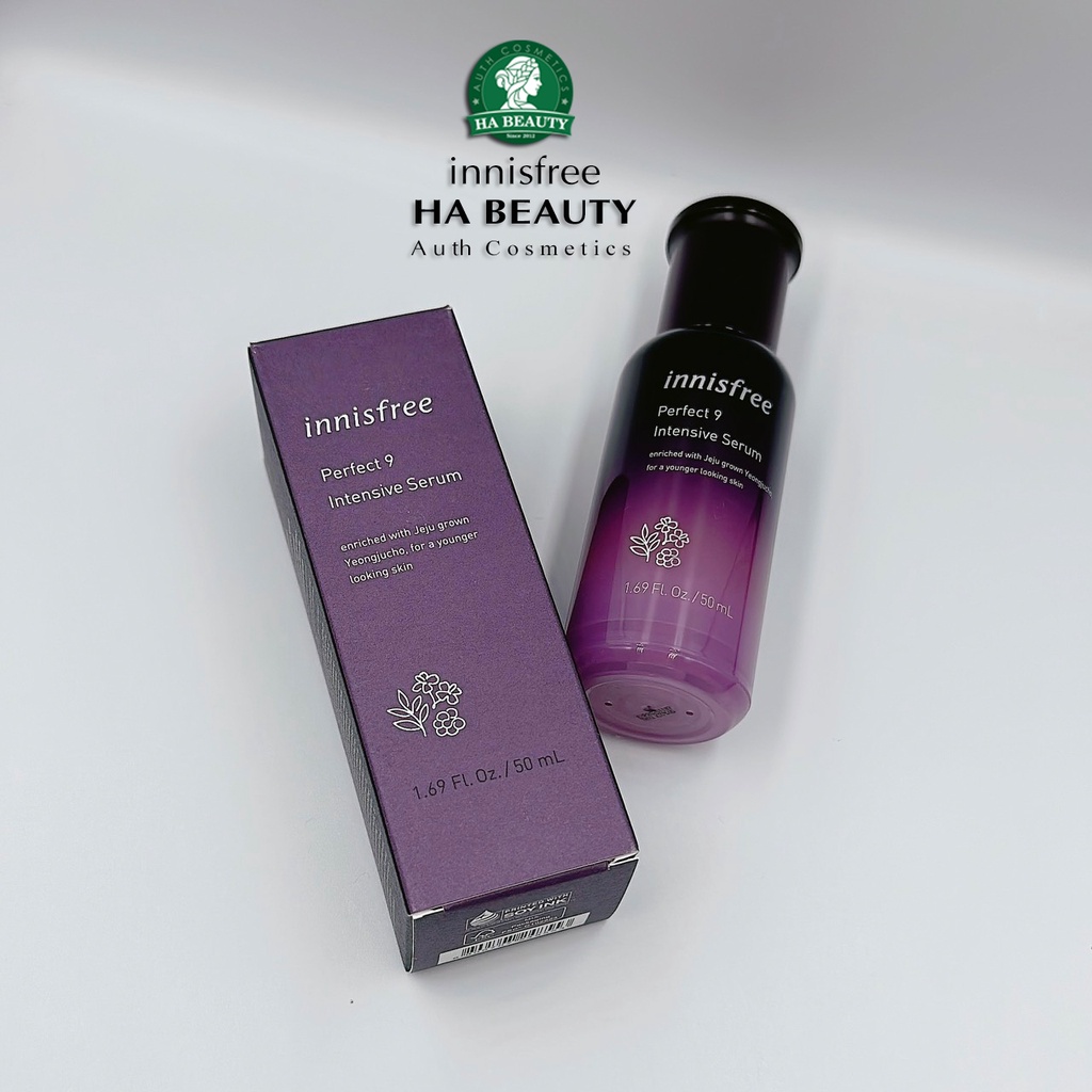 Tinh chất chống lão hóa chuyên sâu 9 loại thảo mộc innisfree Perfect 9 Intensive Serum 50 ml