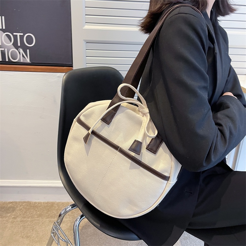 Ielgy Túi Xách Đeo Chéo Hình Tròn Nhỏ Cầm Tay Dễ Phối Đồ Thời Trang Thường Ngày Cho Nữ