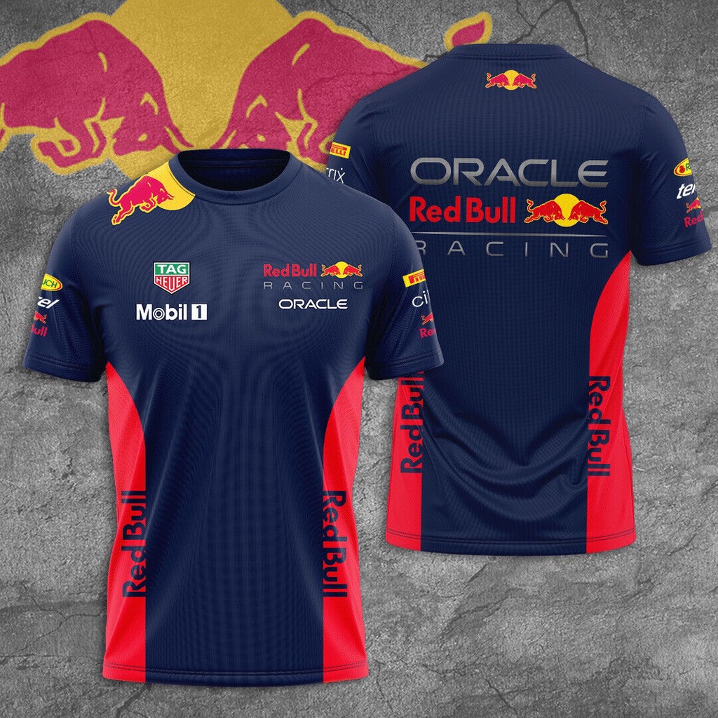 Áo thun Red Bull Racing 2022, Red Bull F1, Công thức 1, Tag Heuer Mobil 1 Áo sơ mi