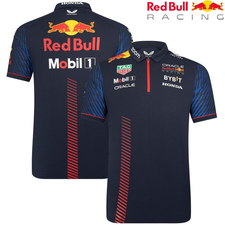 Bộ Đồ Đua Xe F1 2023 Mới Nhất + Áo polo Đội Red Bull + Áo Thun Tay Ngắn Mùa Hè Unisex