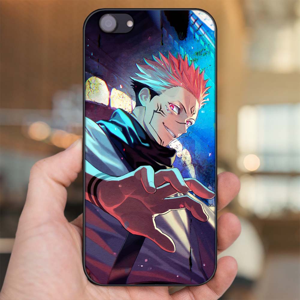 Ốp lưng Oppo F7 Youth viền đen in hình Sukuna Yuji Jujutsu Kaisen Chú Thuật Hồi Chiến