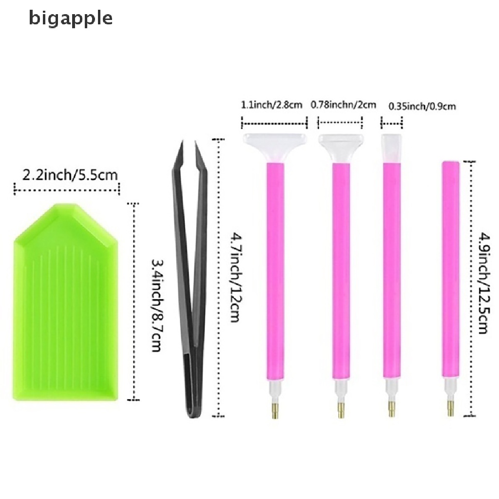 Set 54 / 74 / 75 / 111 Phụ Kiện Làm Tranh Đính Đá 5D DIY Tiện Dụng