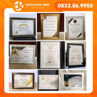 Khung giấy khen bằng khen a4, a5, A3