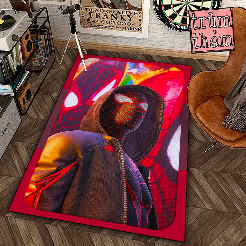 Thảm Trang Trí Jmcase Người Nhện Spider Man Hoodie Hoạt Hình Cartoon X Decor Phòng Ngủ Phòng Khách Văn Phòng