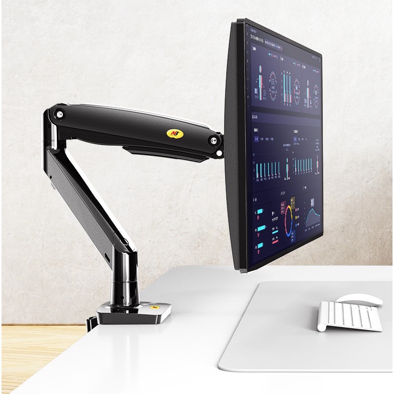 🔸 Giá treo màn hình máy tính Cao Cấp NB F100A 22 - 35 inch Arm màn hình tải trọng 12Kg Mẫu mới 2021 🔸
