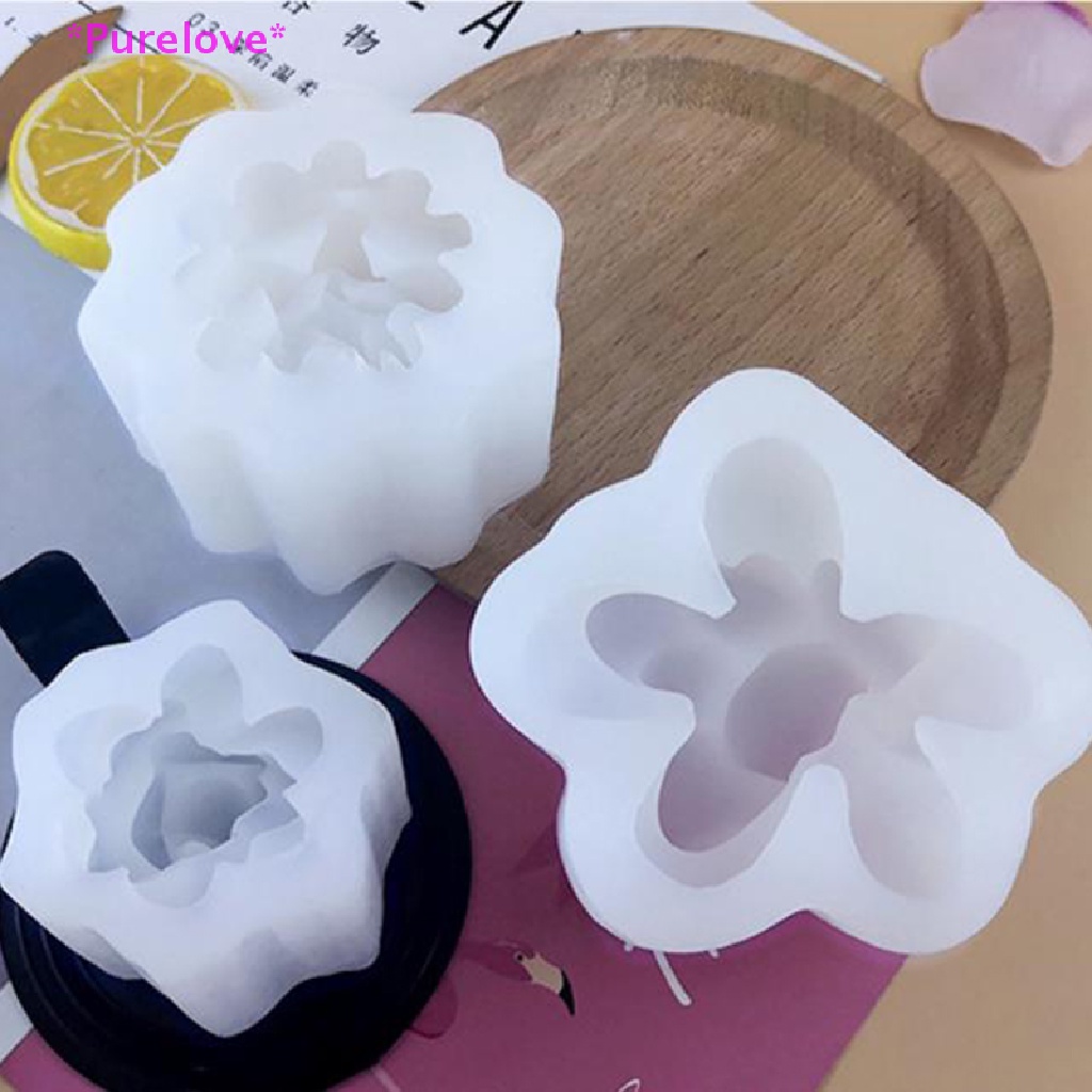 Khuôn Silicone Tạo Hình Làm Xà Phòng 3D DIY Mới