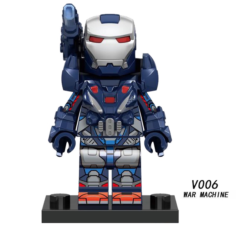 Mô Hình Đồ Chơi Lắp Ráp Nhân Vật Hawkeys War Machine Loki Mini