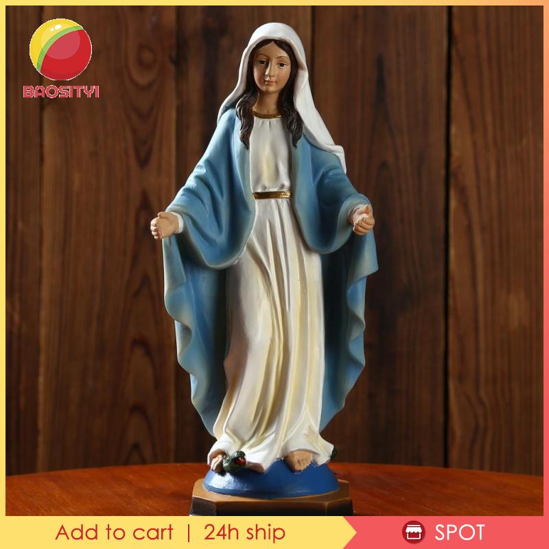 [Baosity1] 1 Bức Tượng Saint Virgin Mary Trang Trí Bàn Tiệc Cưới Giáng Sinh