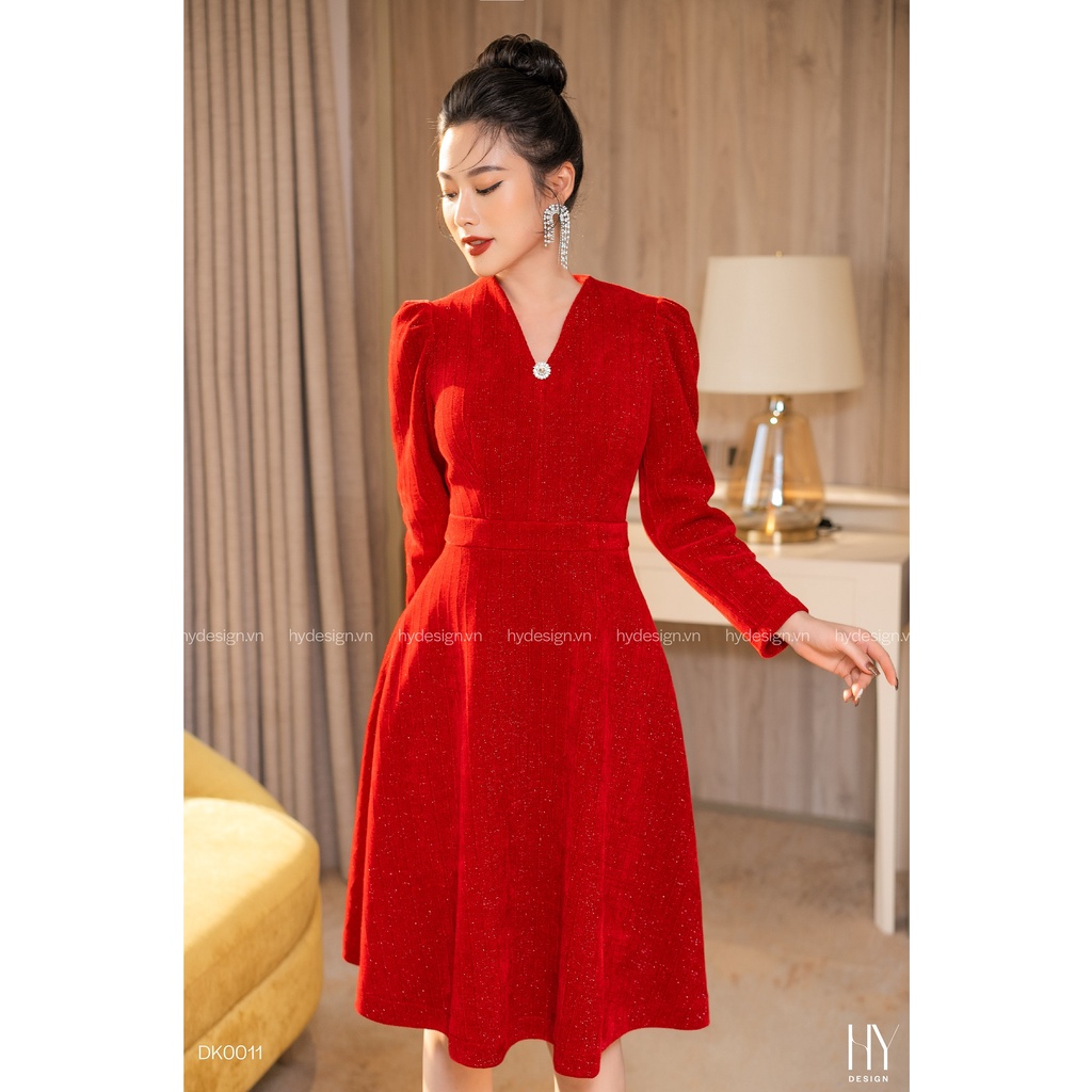 Váy cách điệu khuy đá - DK0011