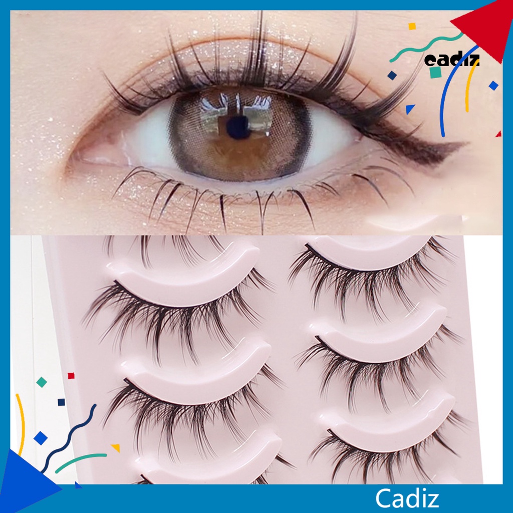 Set 5 Cặp Lông Mi Giả Không Gây Kích Ứng Tự Nhiên 7 Phong Cách Chuyên Dụng Trang Trí Sinh Viên