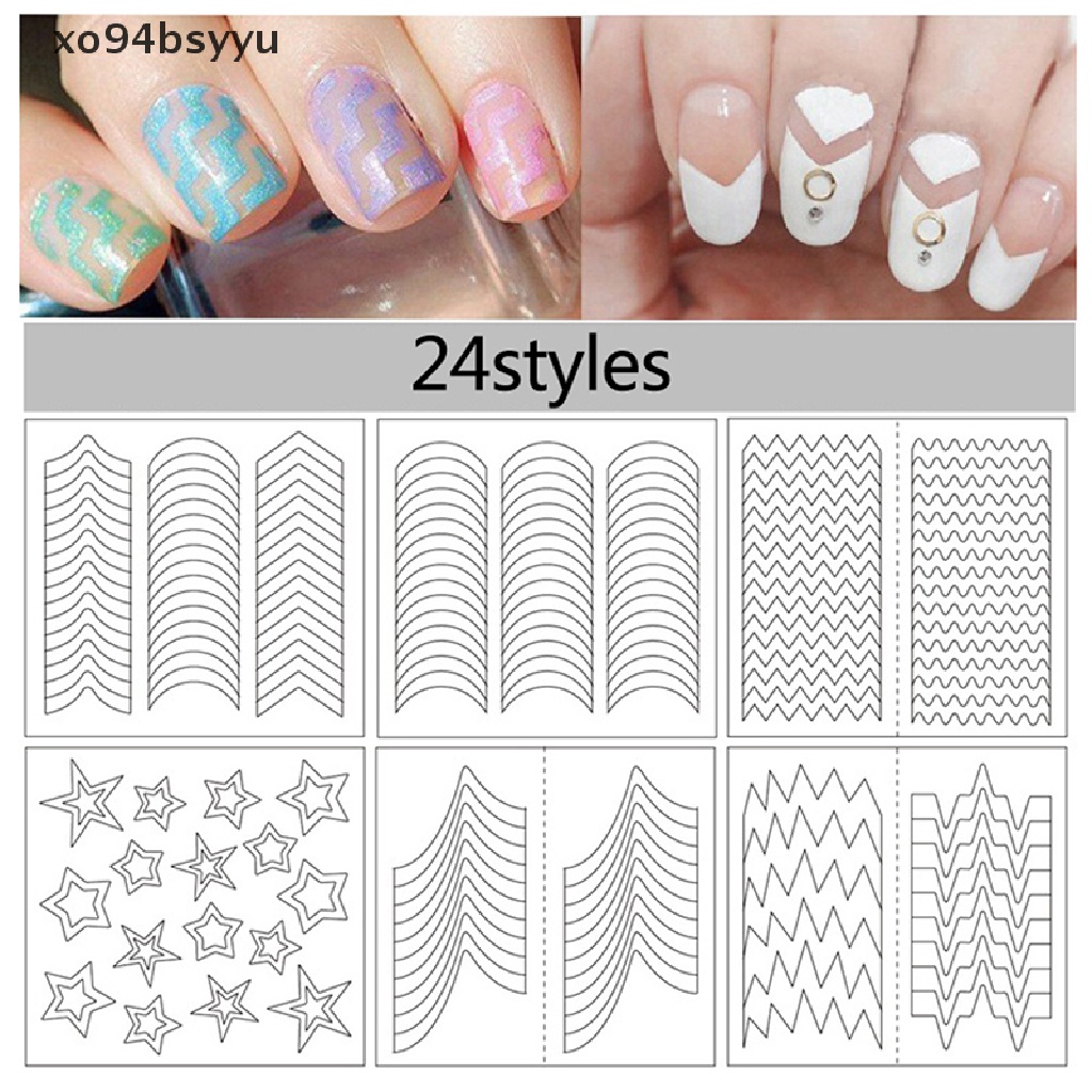 Miếng Dán Định Hình Trang Trí Móng Tay Nghệ Thuật Xo94Bsyu Dành Cho Nữ