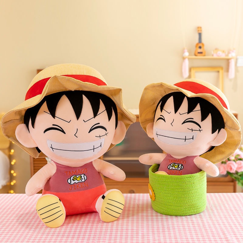 Thú Nhồi Bông Hình Nhân Vật Luffy Trong Phim Hoạt Hình One Piece