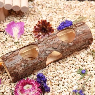 Ống chui gỗ. Đồ chơi gỗ cho hamster