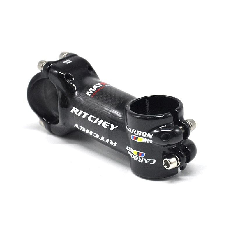 Trục Thân Xe Đạp Leo Núi Bằng Nhôm Carbon Màu Đen Bóng 31.8 * 60-120mm 3K