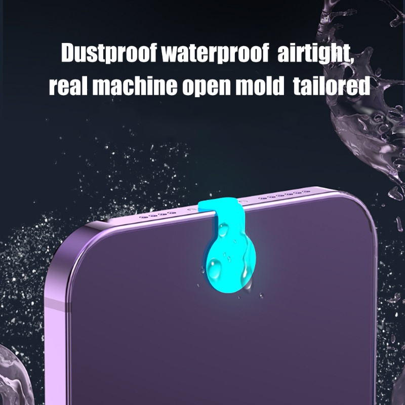 Nút Bịt Cổng Sạc Type-C Bằng Silicon Chống Nước / Bụi Bẩn / Mất Dạ Quang Siêu Bền Cho IPhone