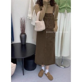 Yếm bò jean nâu hot hit qc l1 lynnstore123