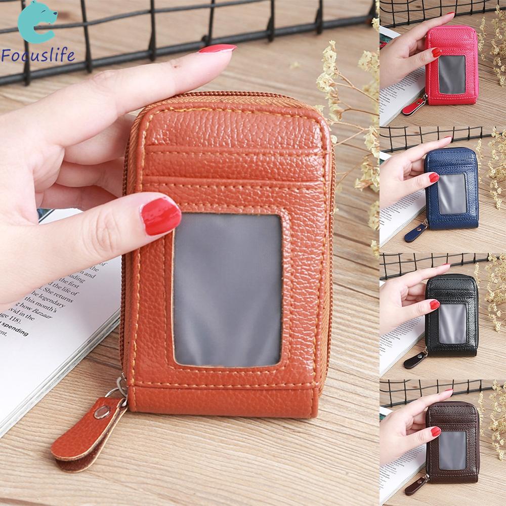 Ví Da PU Có Khóa Kéo Thời Trang Cho Nam