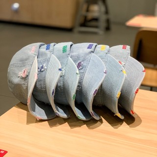 Mũ Lưỡi Trai Rách Vải Jean Unisex, Nón Kết Che Nắng Thời Trang Hàn Quốc