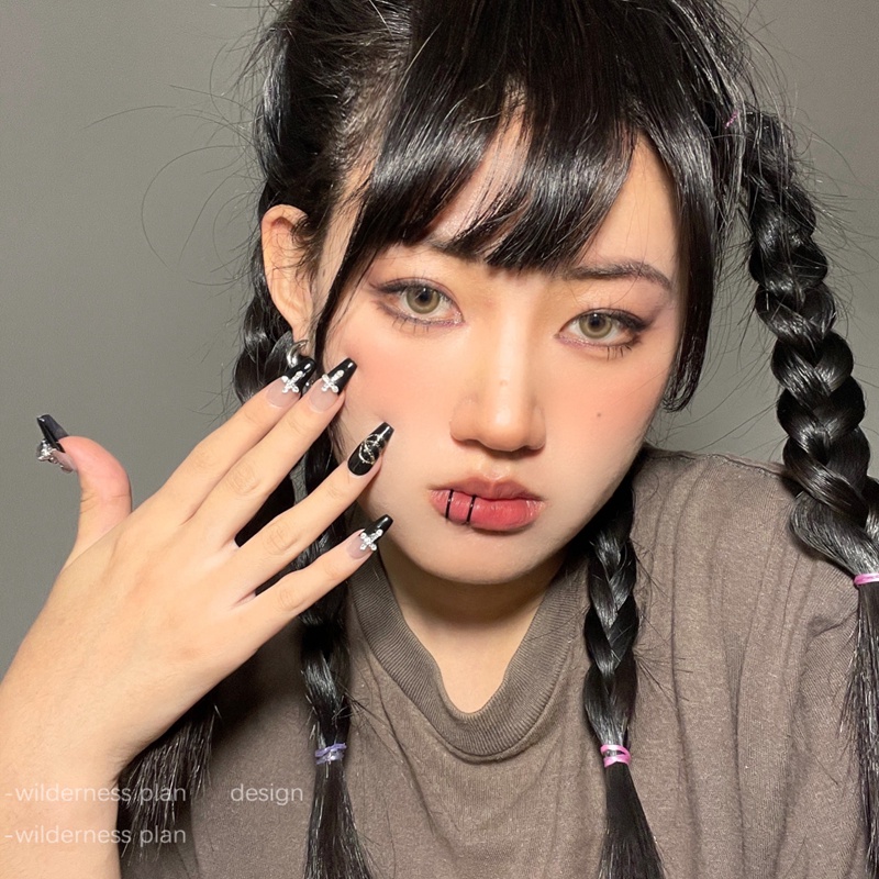 Khuyên Kẹp Tai / Môi / Kẹp Môi Hình Chữ U Bằng Thép Titan Phong Cách Punk Thanh Lịch