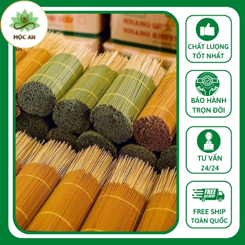 Nhang Sạch Thảo Mộc Mộc An Theo KG - Nhang Sạch Thảo Mộc Không Hóa Chất 0.5KG 1KG