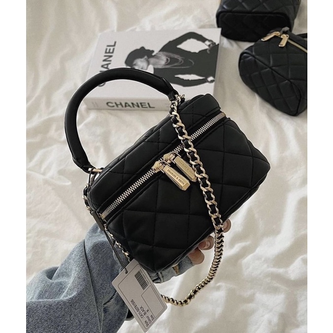 Túi cốp vuông màu đen C.N.K