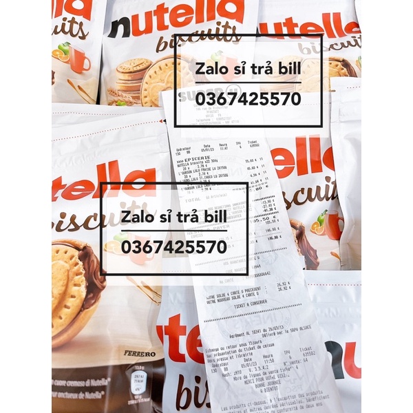 Bánh quy Nutella nhân hạt phỉ